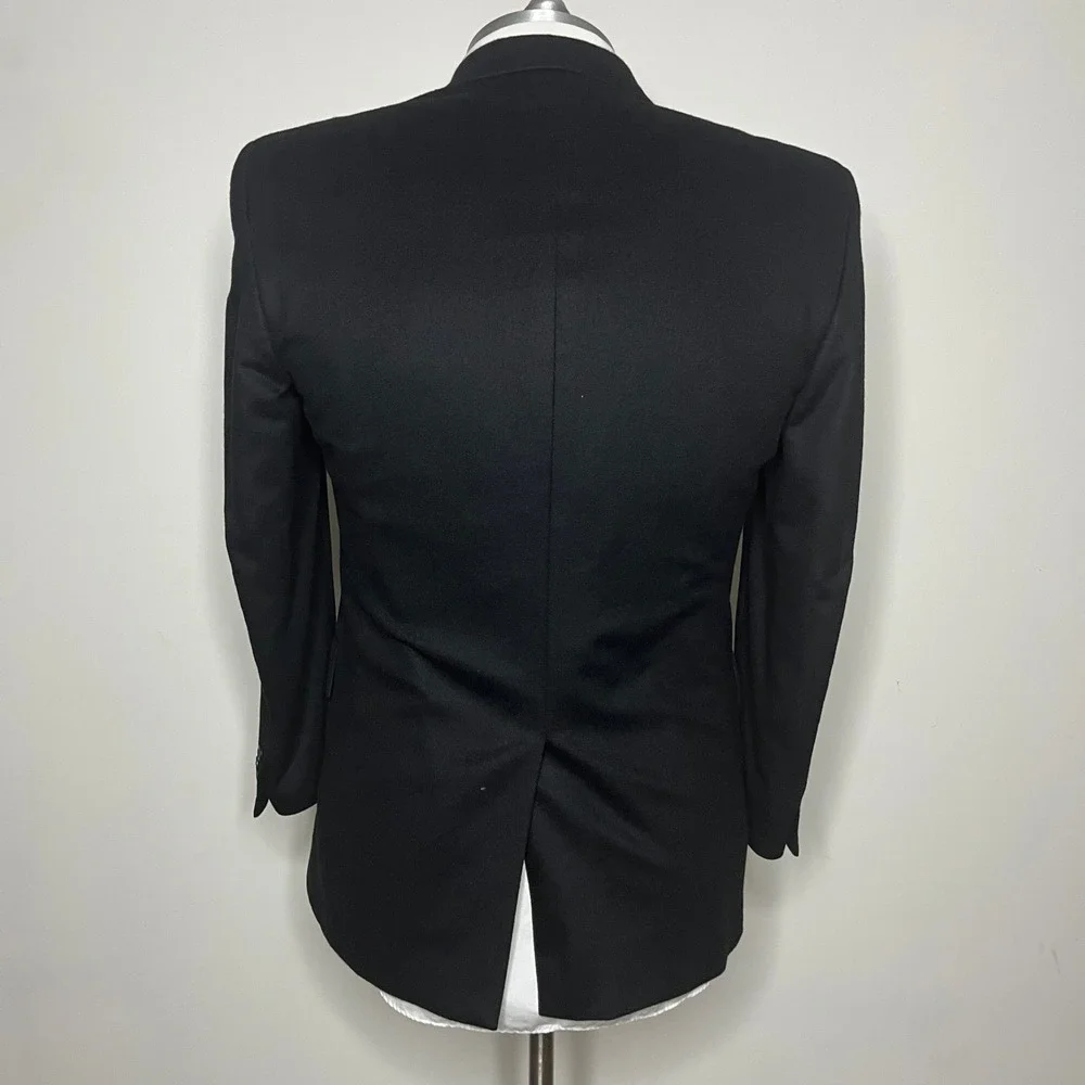 JOS. A. BANK Black Blazer 41R 100%‎ Cashmere Mens Sport Coat Two Button